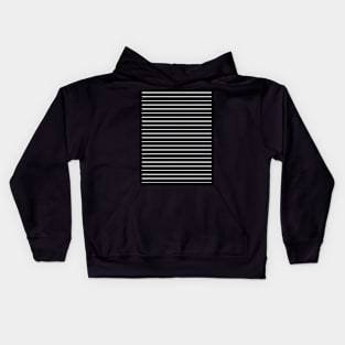 Pretty Simple White Stripes Kids Hoodie